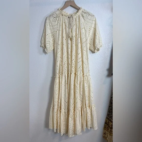 Spell & The Gypsy Collective Fairytale Anglaise Eyelet Gown S - Picture 3 of 15